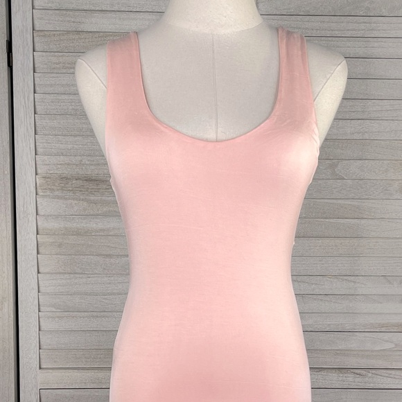 FASHION NOVA Sleeveless Bodycon Cutout Dress Light Pink-Medium - Picture 3 of 3